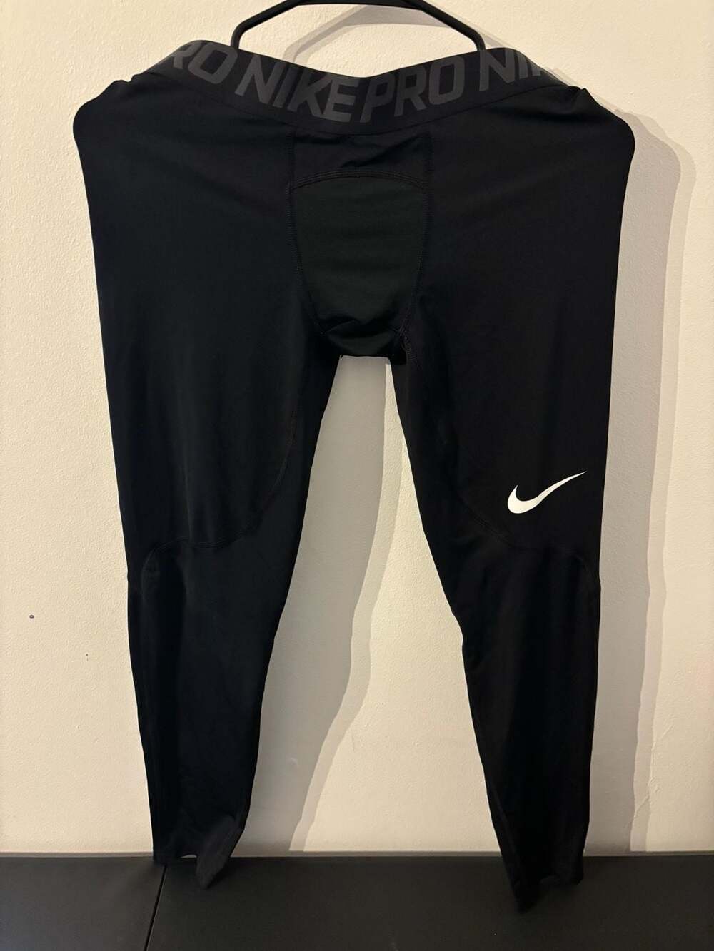Youth Nike Pro Compression Tights Size L Black Dri-FIT Baselayer Pants